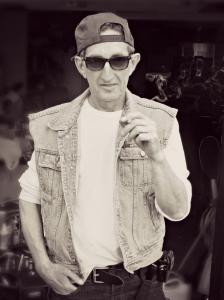 E before he quit smoking.