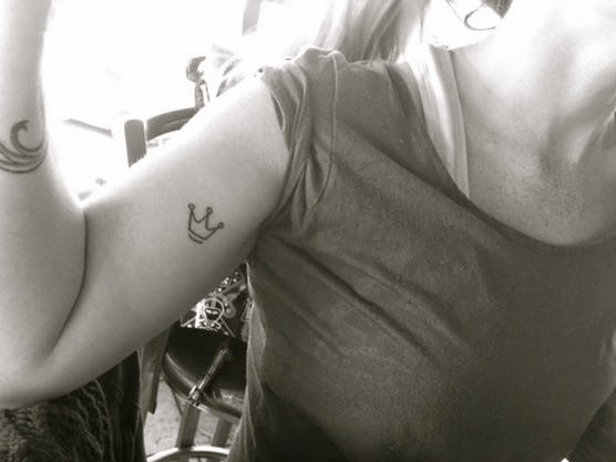 danielle's crown tattoo