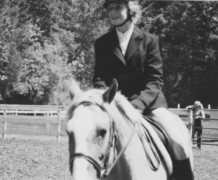 Mel on horse 1